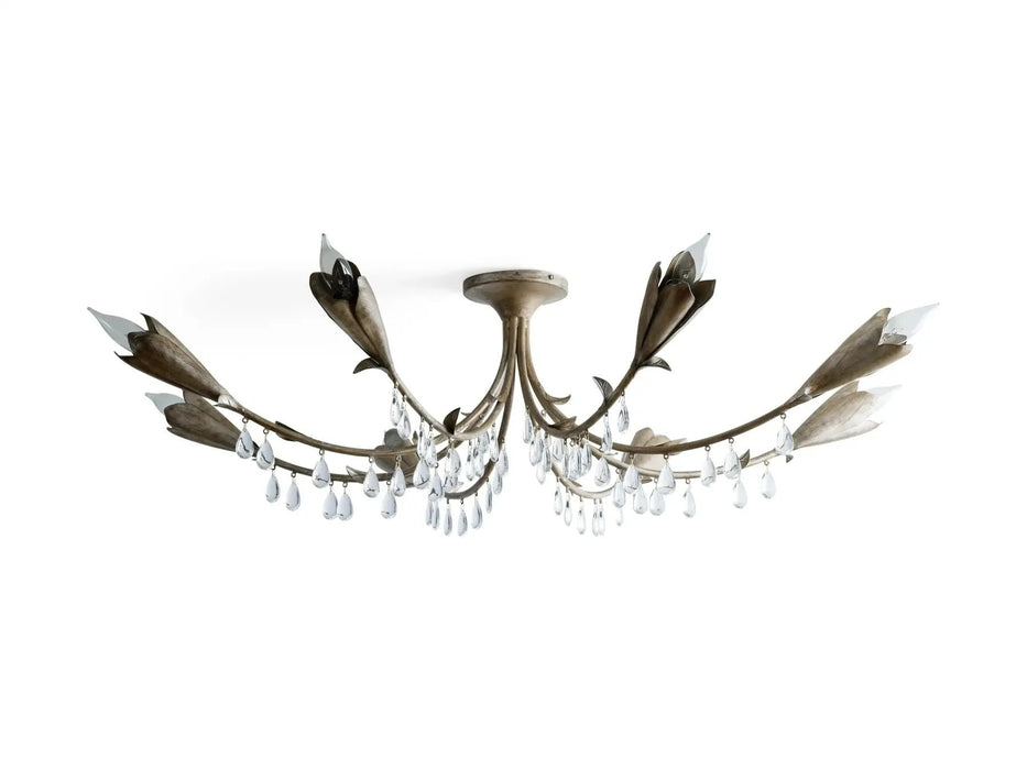 Kaile Crystal Flushmount Ceiling Light 40''W