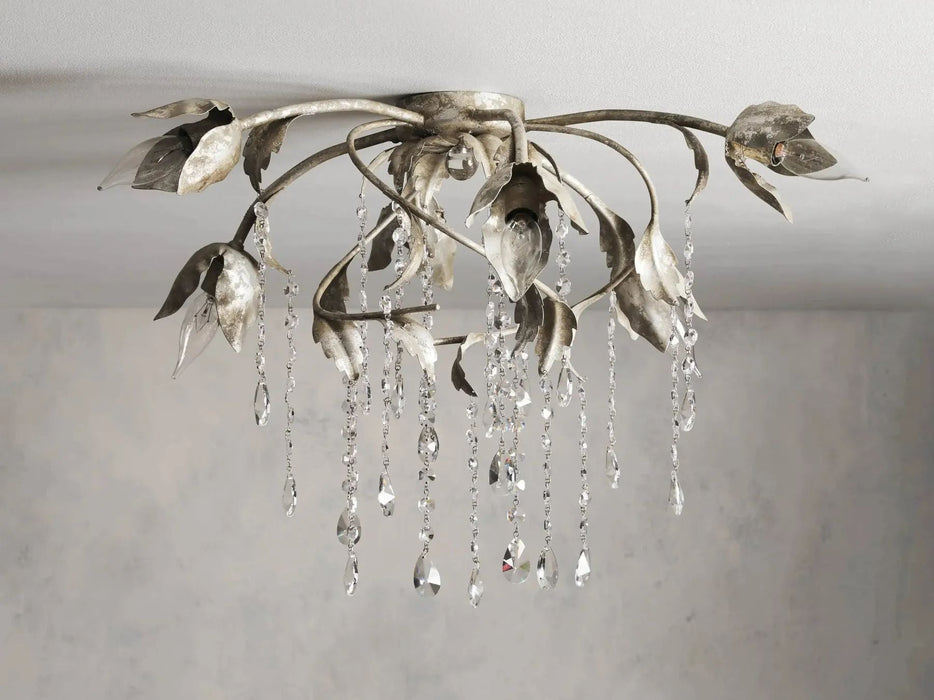 Kaile Crystal Flushmount Ceiling Light 23''D-32‘’D