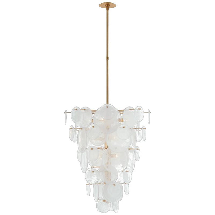 Lailour Cascading Faceted Glass Chandelier