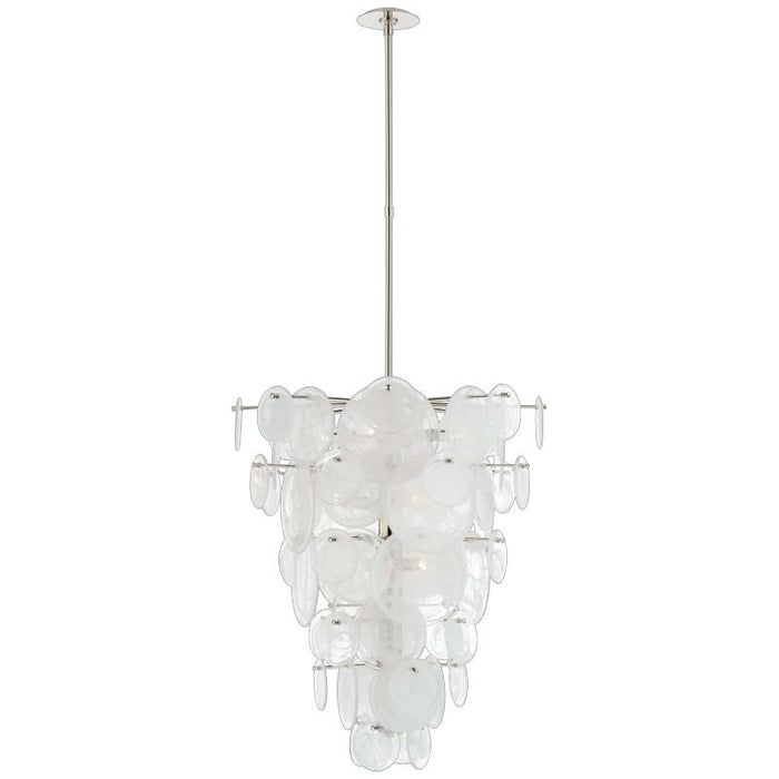 Lailour Cascading Faceted Glass Chandelier