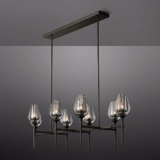 Tulip Series Glass Chandelier