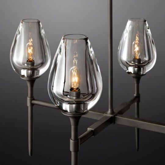 Tulip Series Glass Chandelier