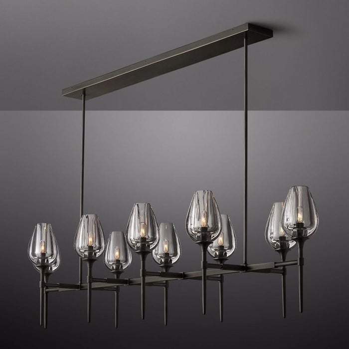 Tulip Series Glass Chandelier