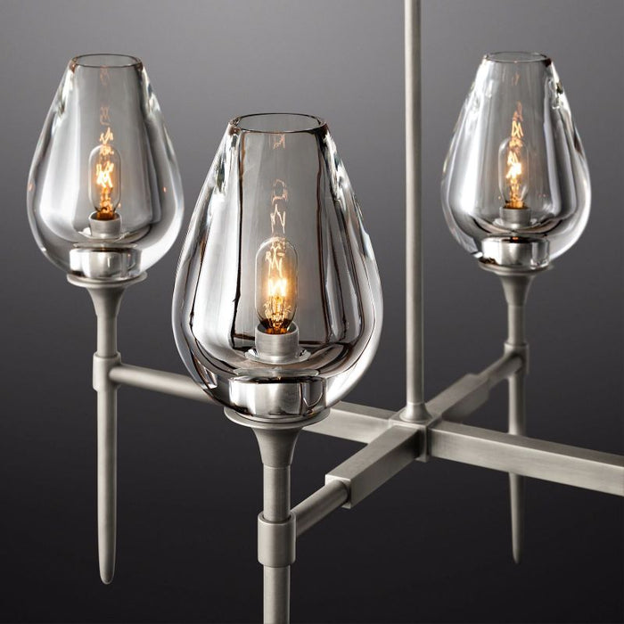 Tulip Series Glass Chandelier