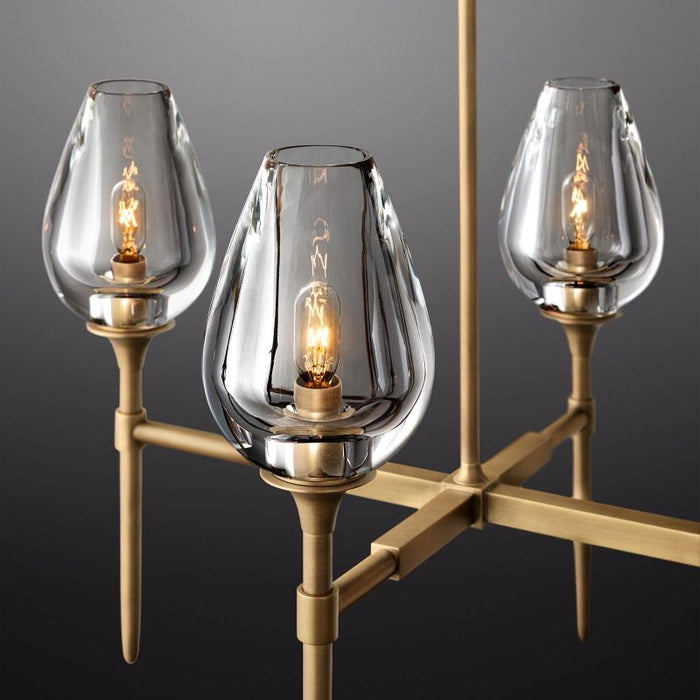 Tulip Series Glass Chandelier