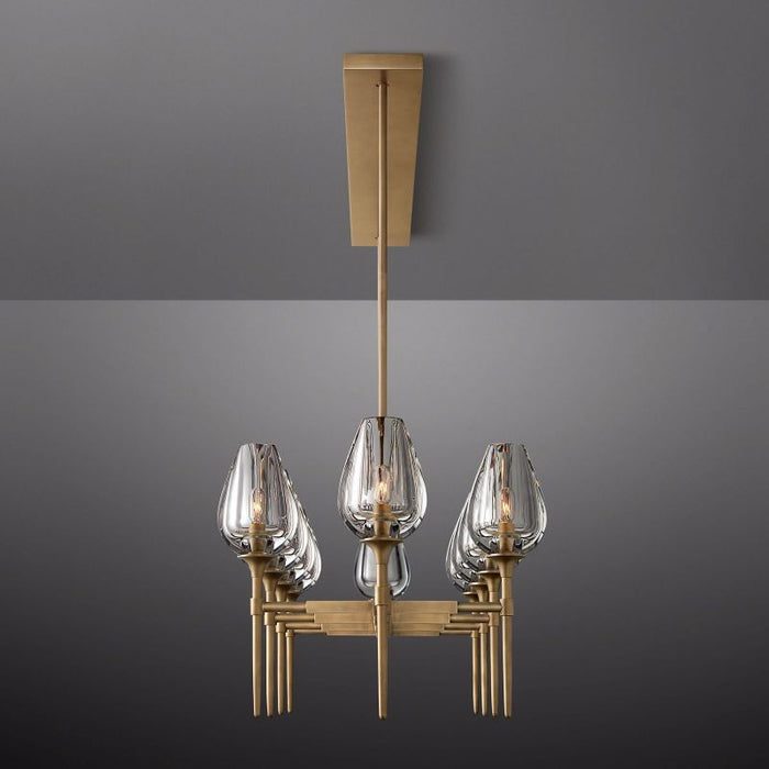 Tulip Series Glass Chandelier