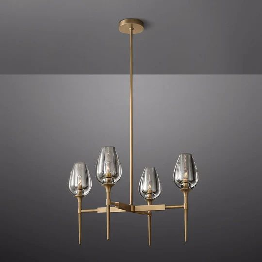 Tulip Series Glass Chandelier