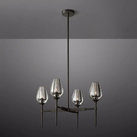 Tulip Series Glass Chandelier