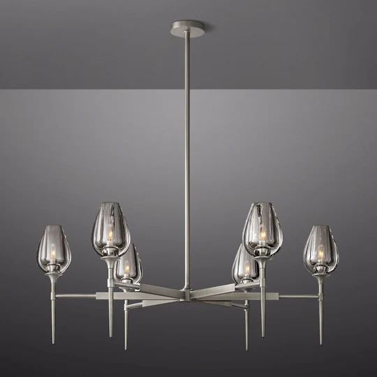 Tulip Series Glass Chandelier