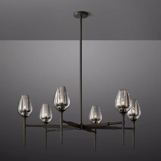 Tulip Series Glass Chandelier