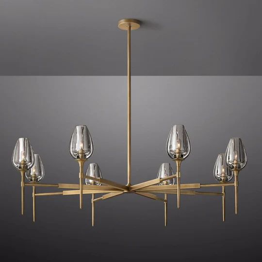 Tulip Series Glass Chandelier