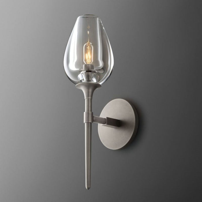 Tulip Glass Single Sconce