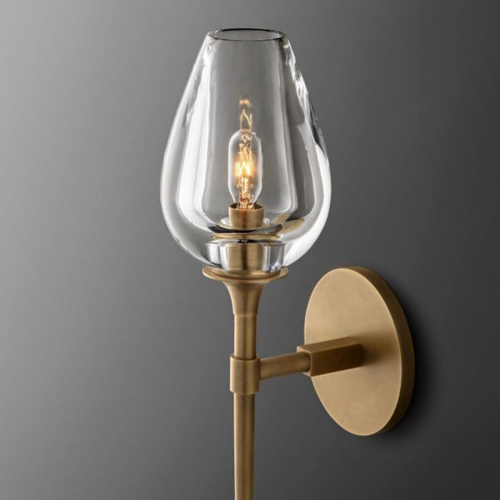 Tulip Glass Single Sconce