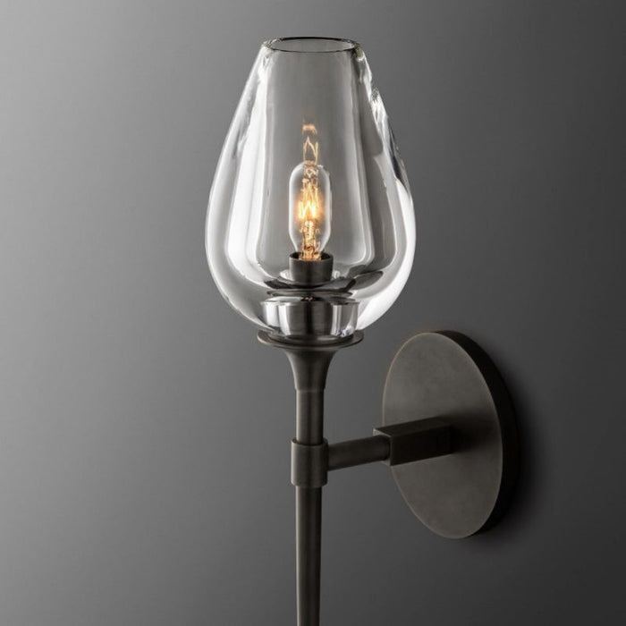 Tulip Glass Single Sconce