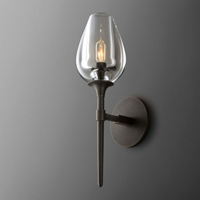 Tulip Glass Single Sconce