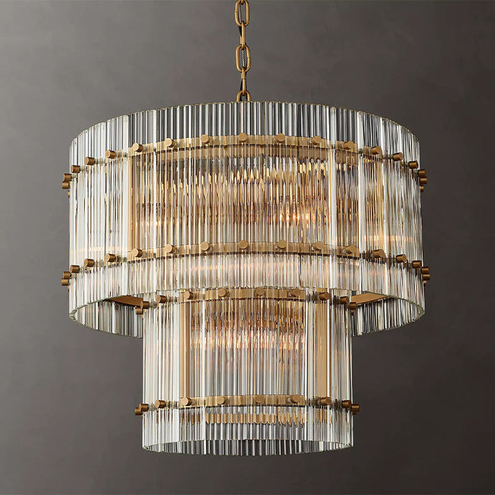 Mearin 2-Tier Round Chandelier 22"