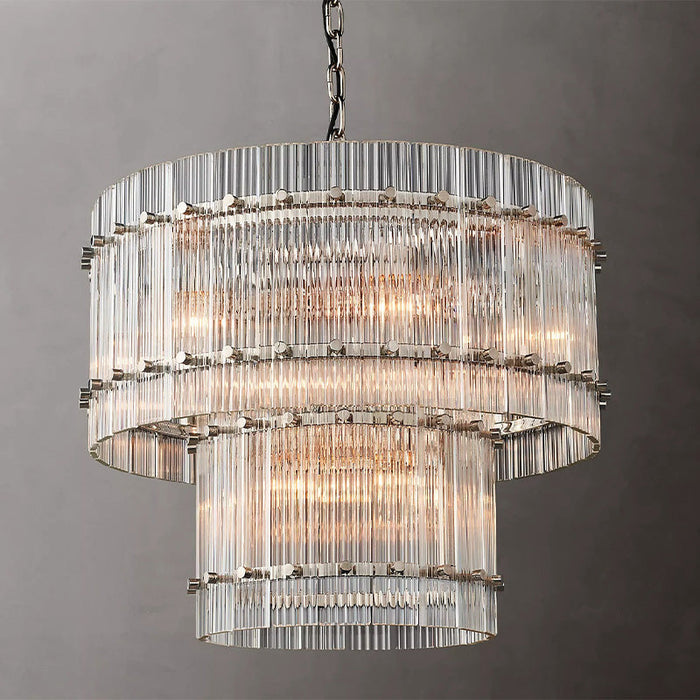 Mearin 2-Tier Round Chandelier 22"