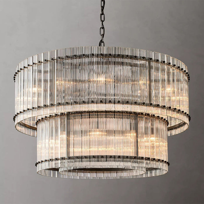 Mearin 2-Tier Round Chandelier 48"