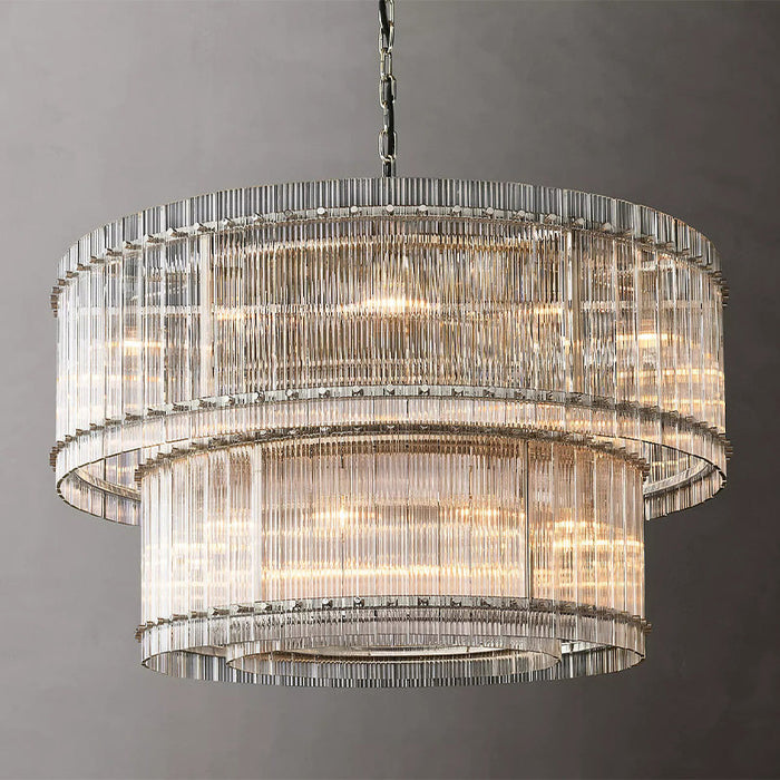 Mearin 2-Tier Round Chandelier 48"