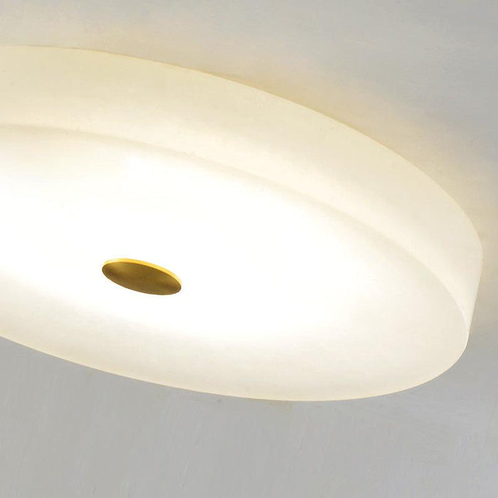 Alabaster Recessed Circular LED Chandelier