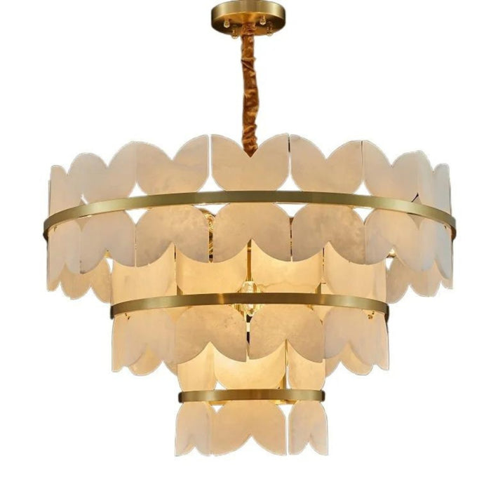 Patanga Alabaster Chandelier Light