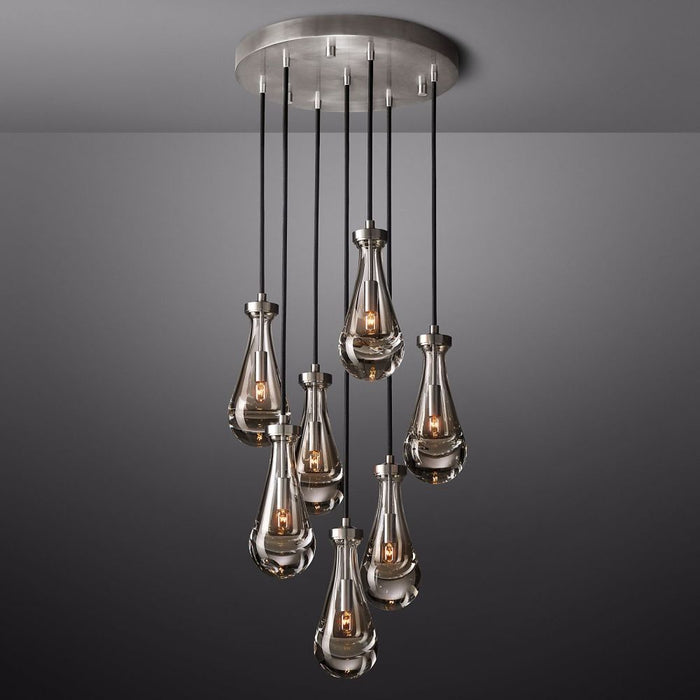 Raindrop Round Chandelier