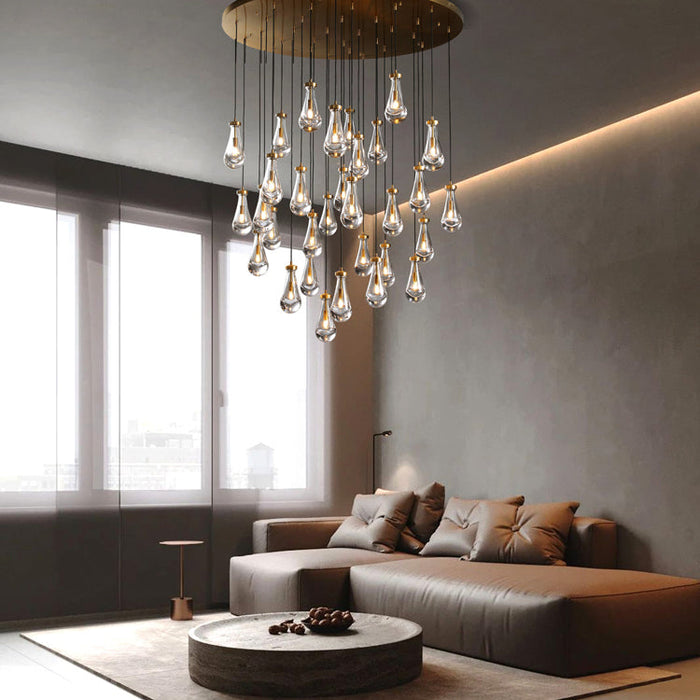 Raindrop Round Chandelier