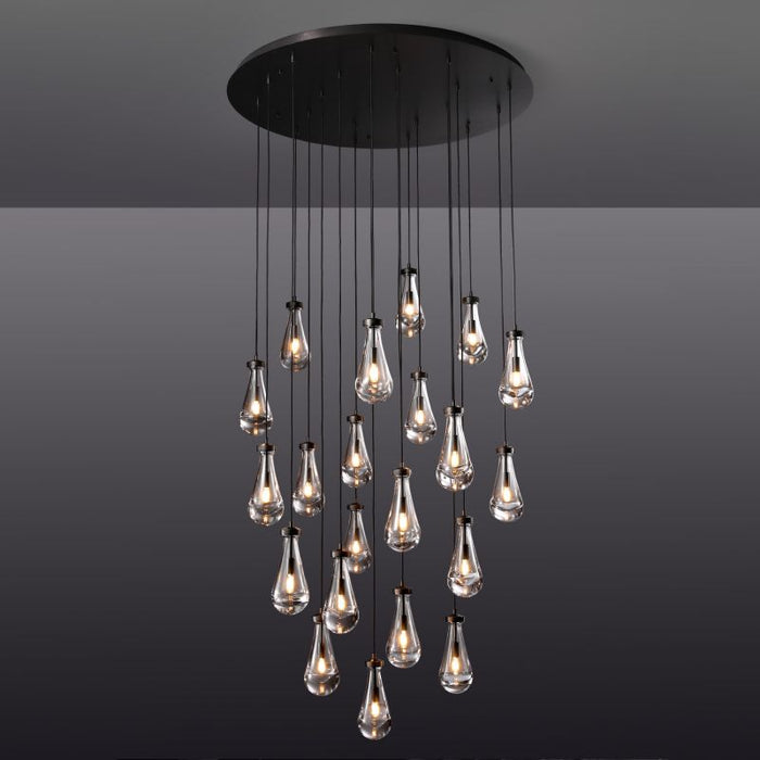 Raindrop Round Chandelier