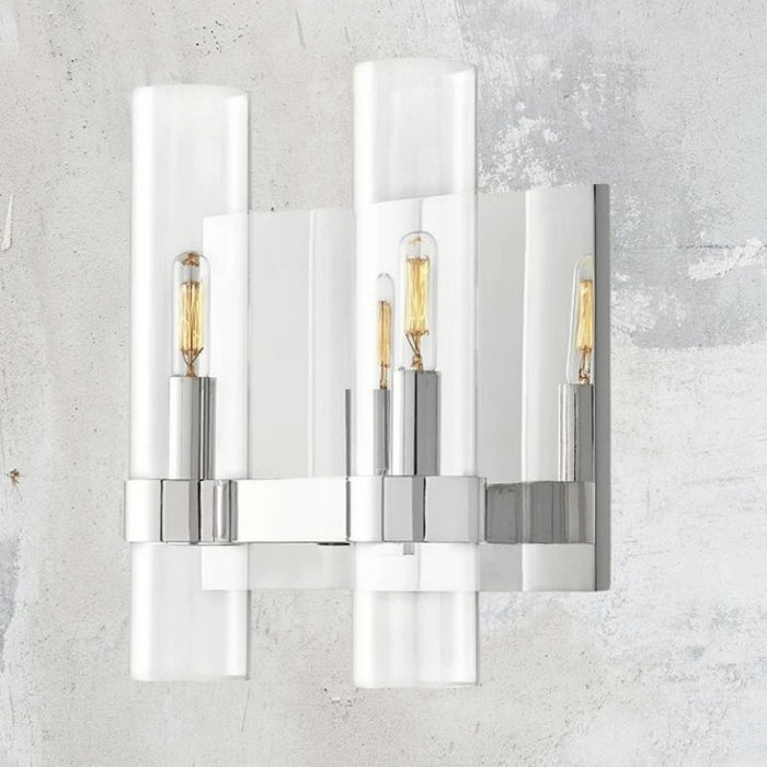 Vella Modern Fashion Glass Double Sconce