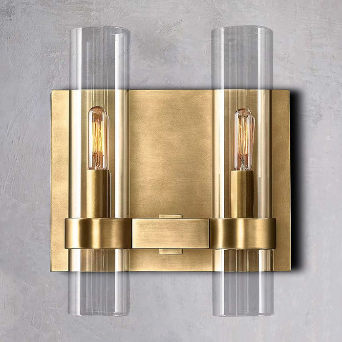 Vella Modern Fashion Glass Double Sconce