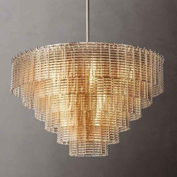 Maisty Glass Round Chandelier