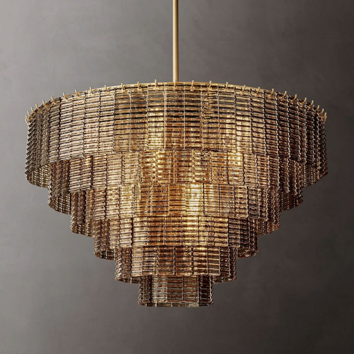 Maisty Glass Round Chandelier