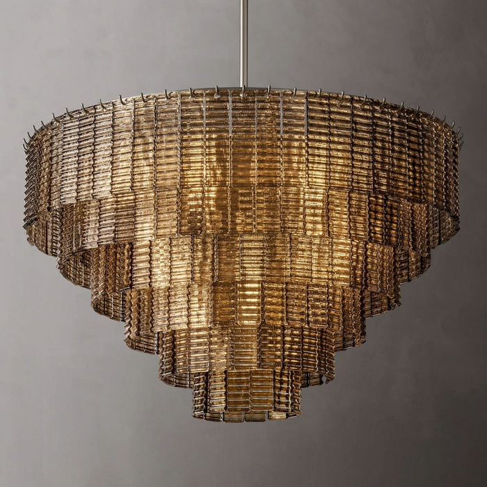 Maisty Glass Round Chandelier