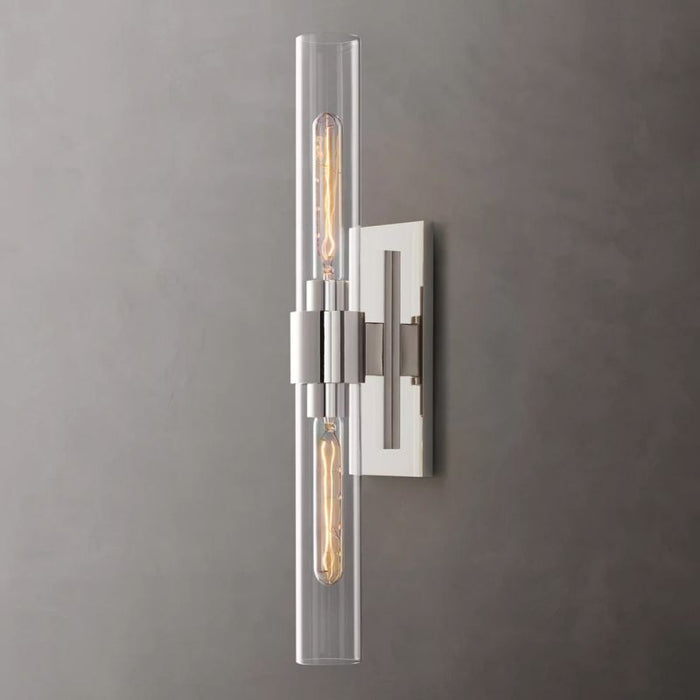 Vella Modern Fashion Glass Linear Sconce 23"H