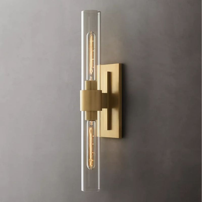 Vella Modern Fashion Glass Linear Sconce 23"H