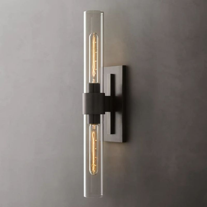 Vella Modern Fashion Glass Linear Sconce 23"H