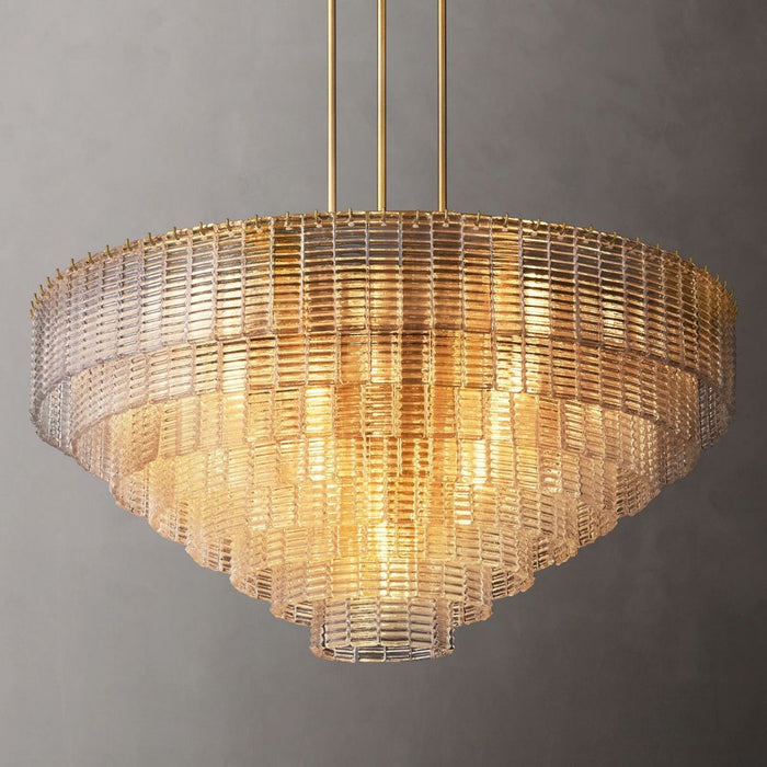 Maisty Glass Round Chandelier