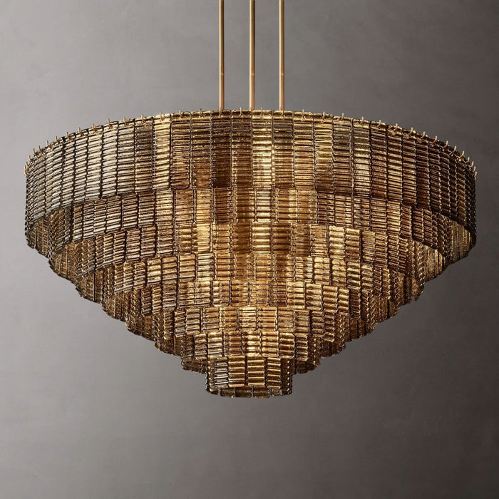 Maisty Glass Round Chandelier