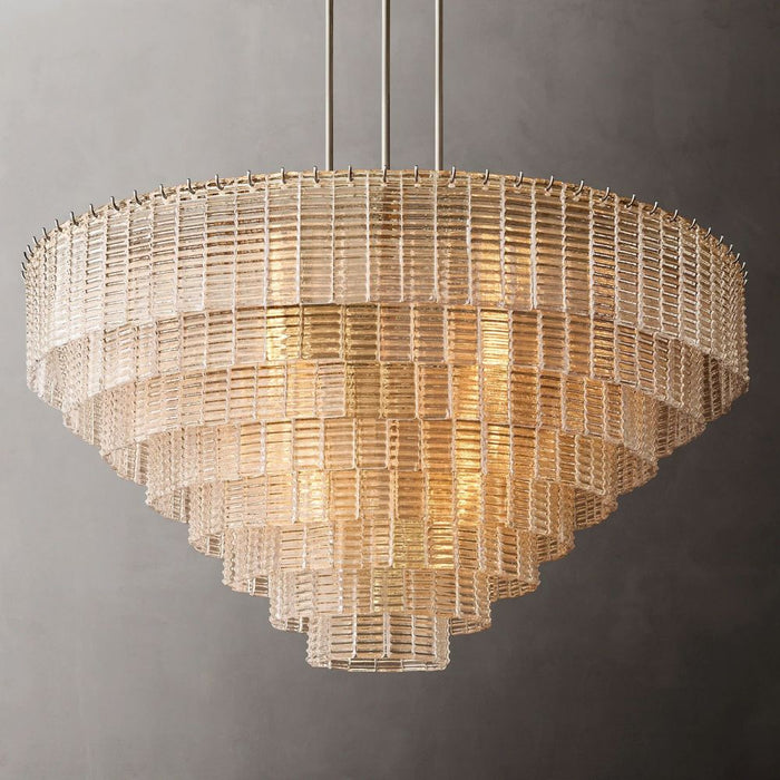 Maisty Glass Round Chandelier