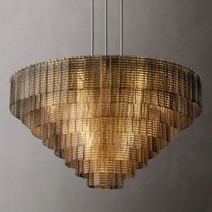 Maisty Glass Round Chandelier