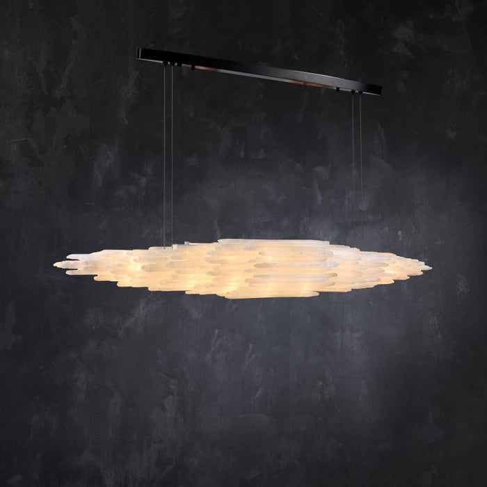 Selenite Natural Linear Chandelier