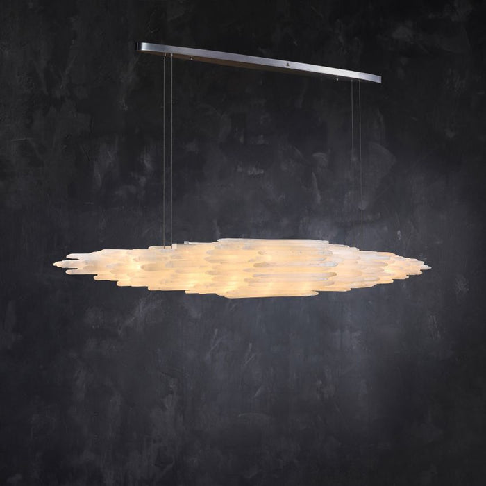 Selenite Natural Linear Chandelier