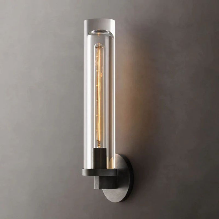Sava Round Tube Bathroom Sconce
