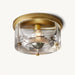 Sava Round Flushmount