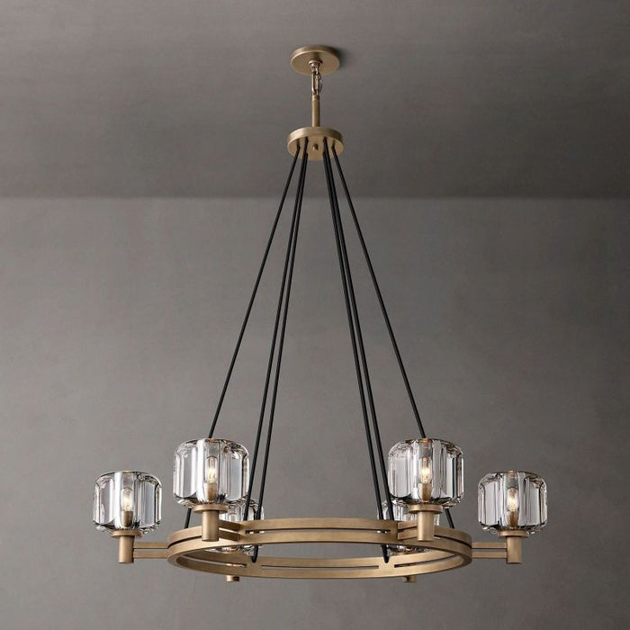 Pindy Crystal Round Chandelier