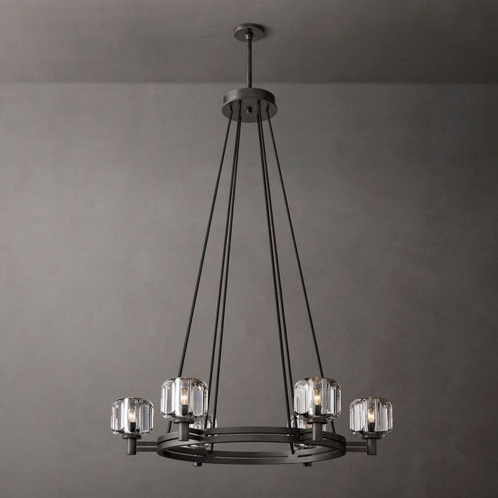 Pindy Crystal Round Chandelier