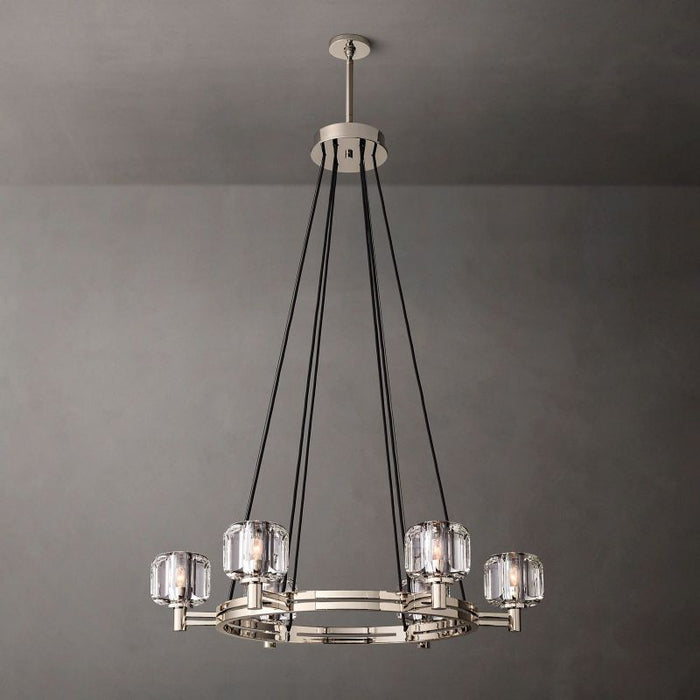 Pindy Crystal Round Chandelier