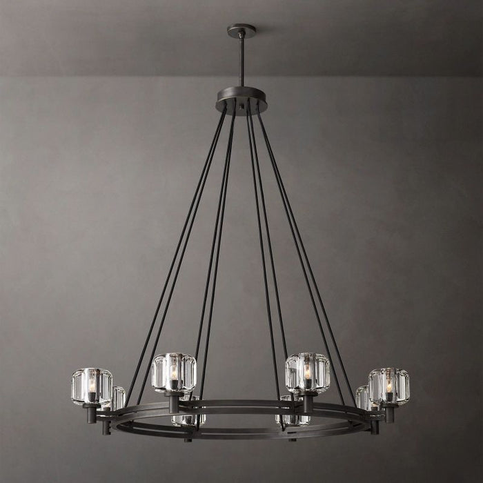 Pindy Crystal Round Chandelier