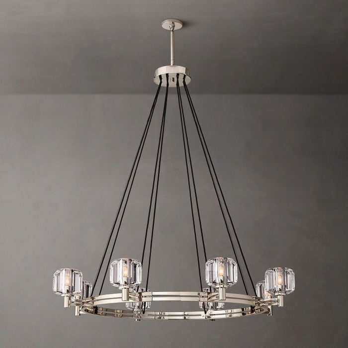 Pindy Crystal Round Chandelier