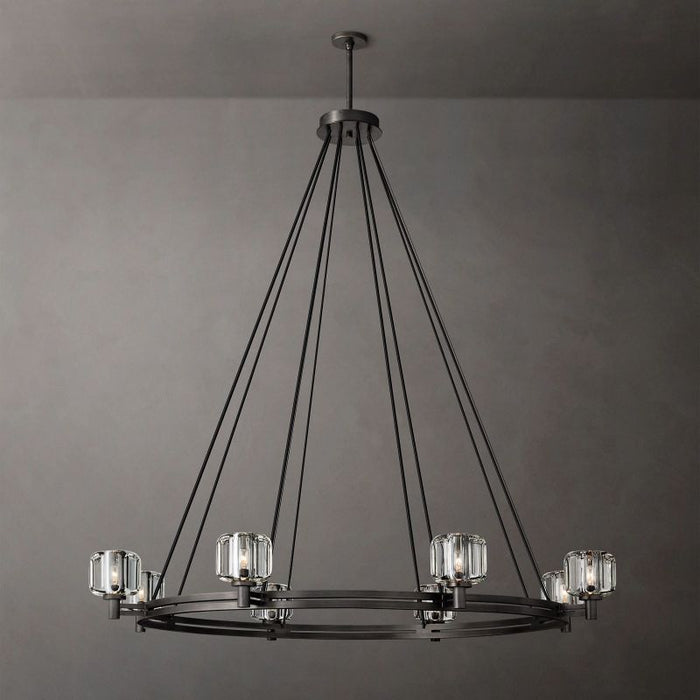 Pindy Crystal Round Chandelier